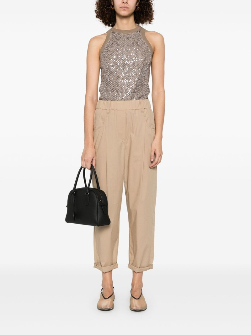 Brunello Cucinelli cotton trousers outlook
