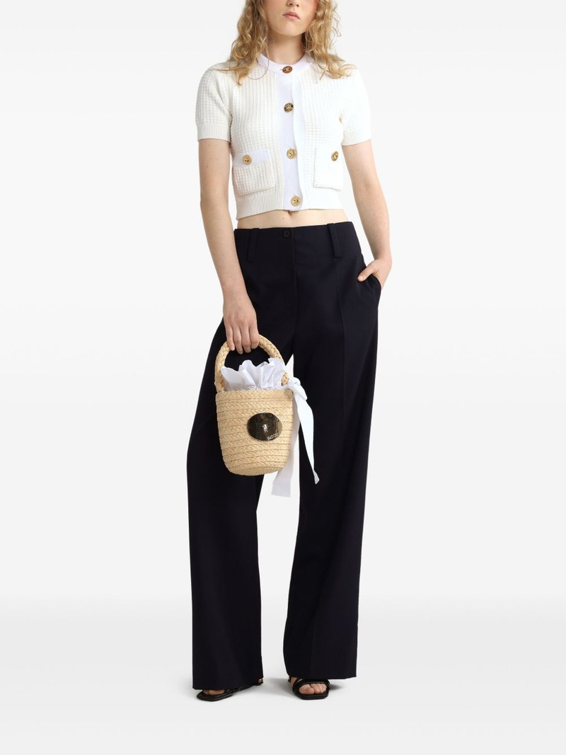 PATOU twill straight-leg trousers outlook