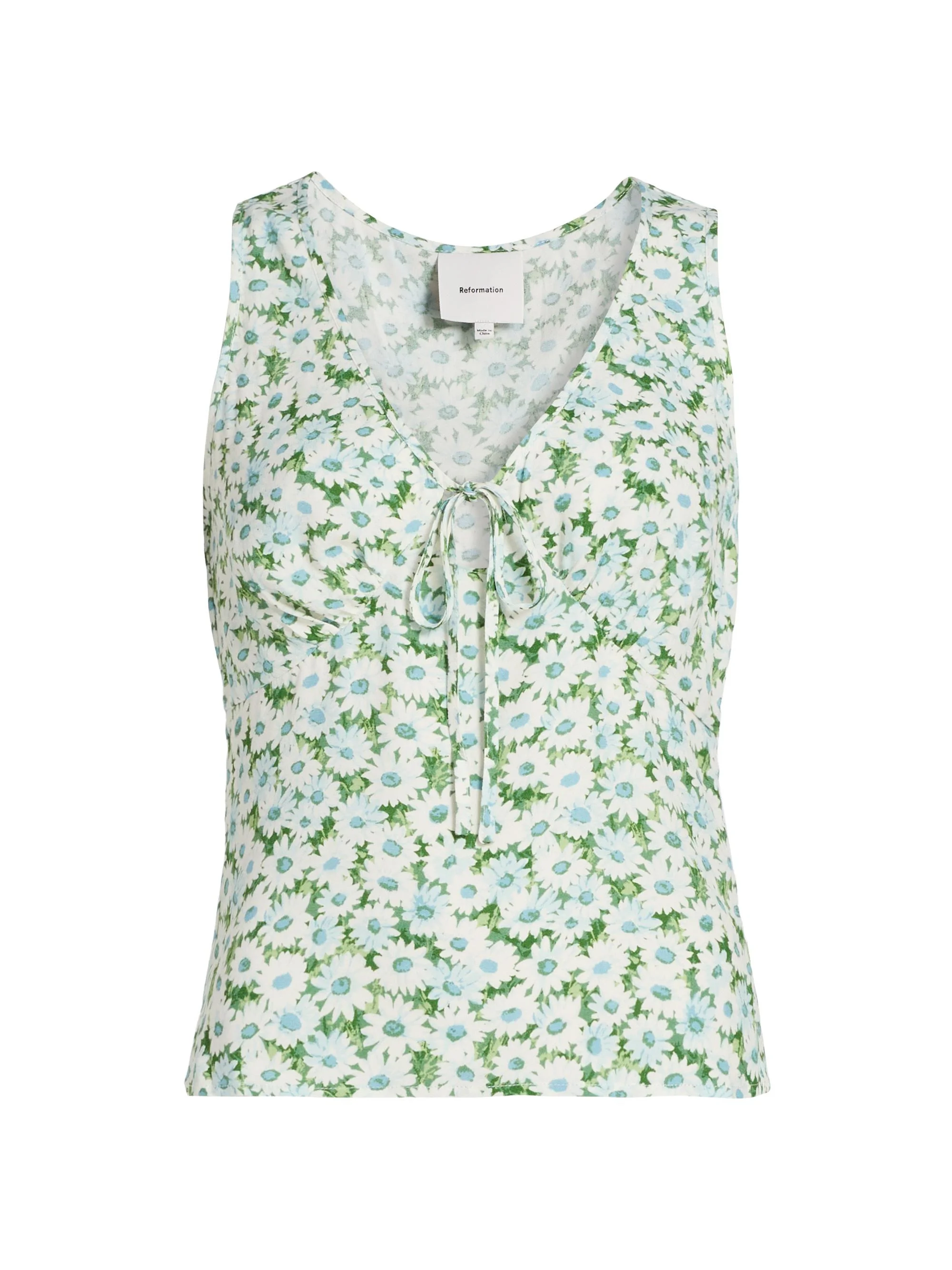 Women's Miri Floral Tie-Front Top - Daisy Meadow - 1