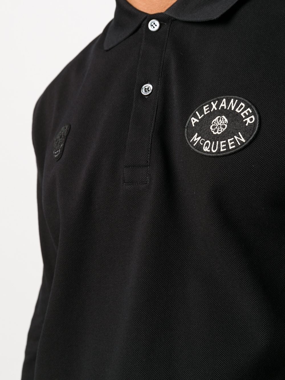 logo patches polo shirt - 5