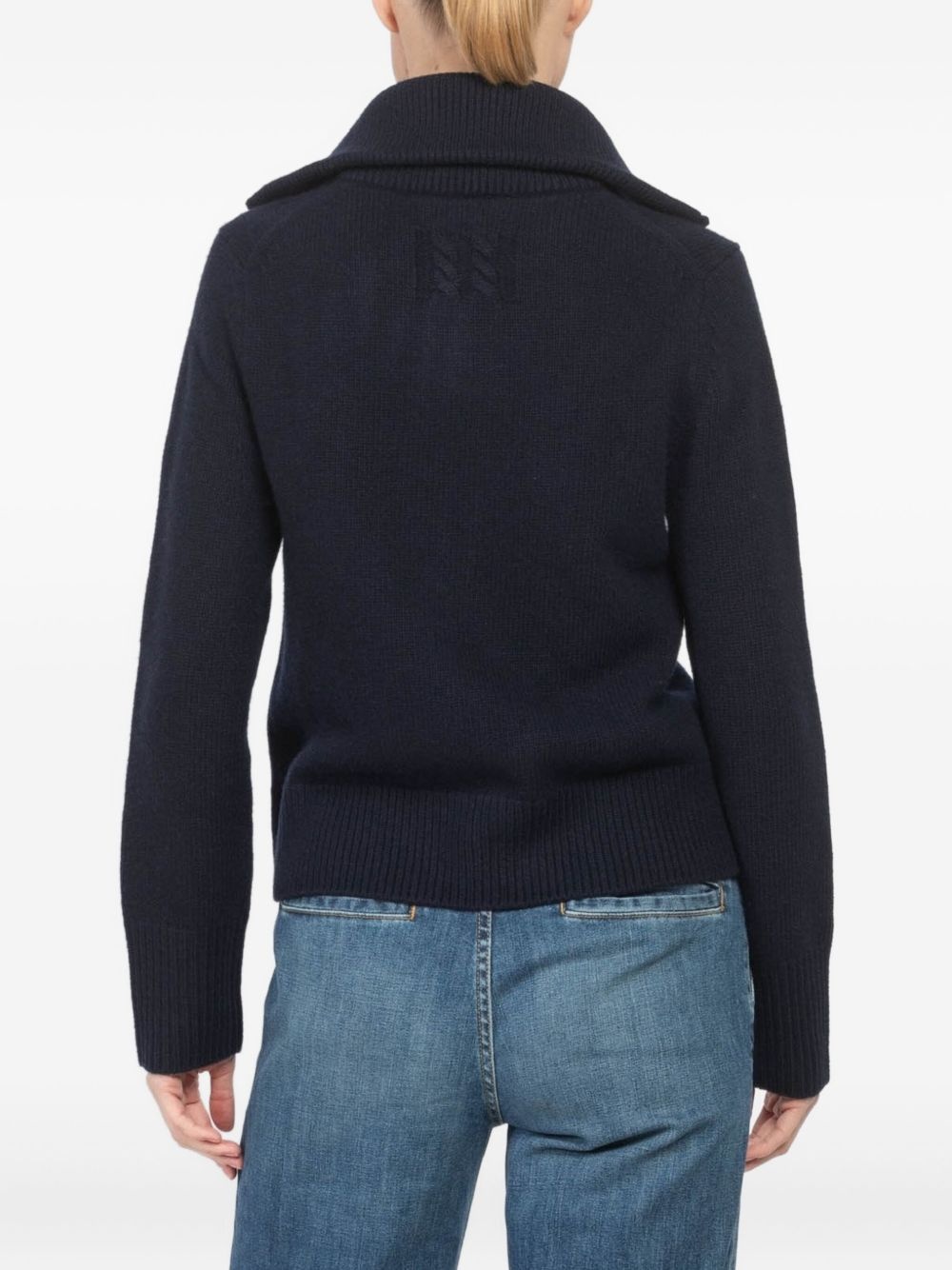 zip-up cardigan - 5