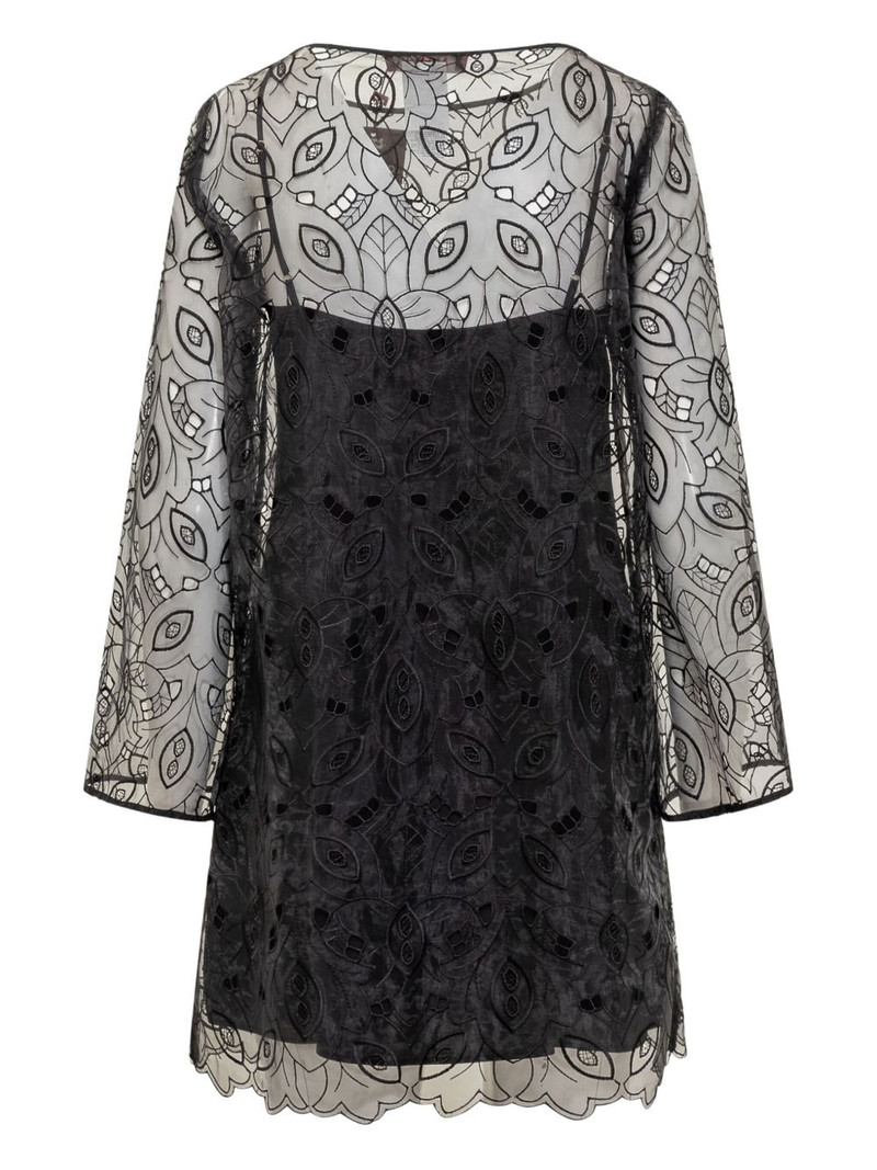 Max Mara embroidered mini dress outlook