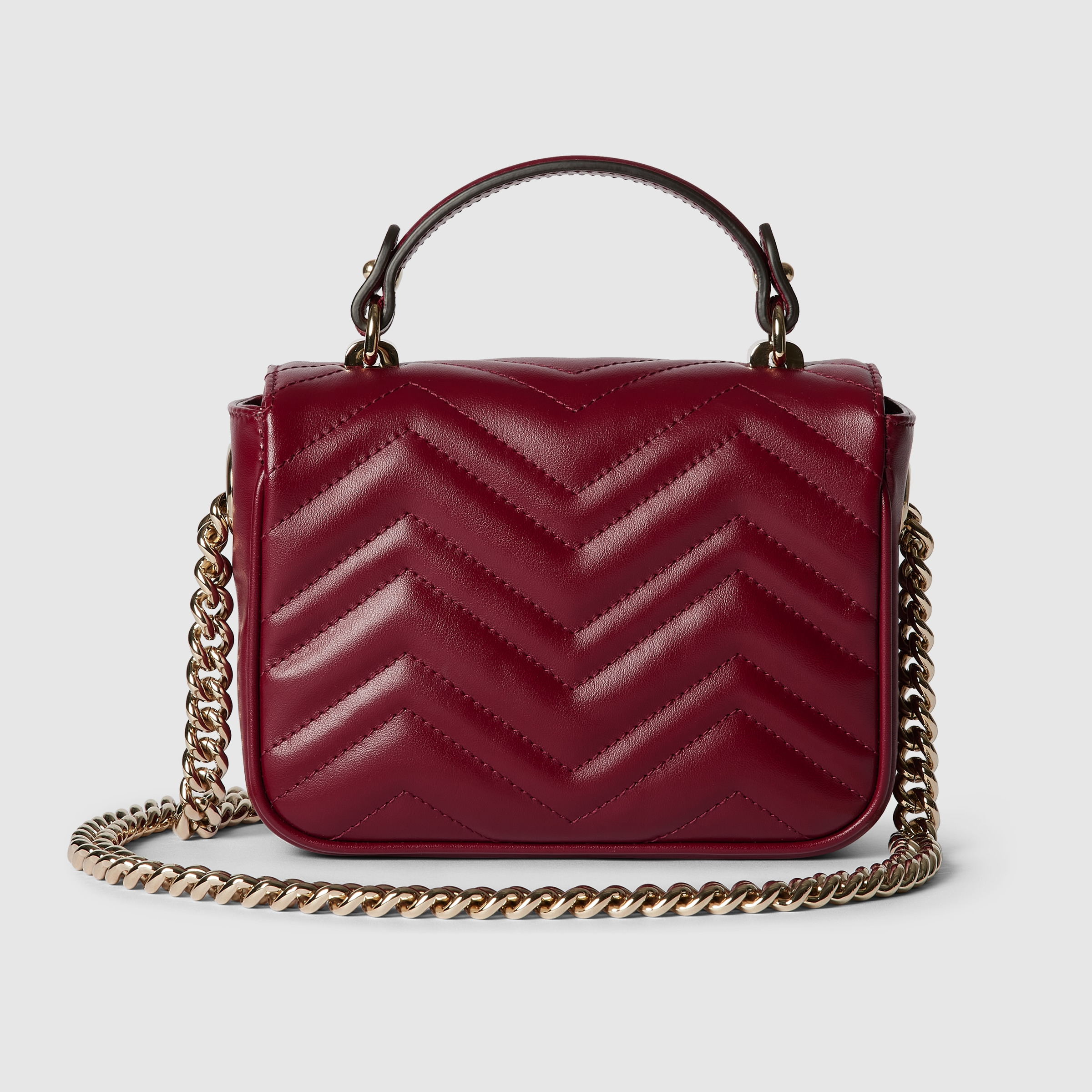 GG Marmont mini top handle bag - 6