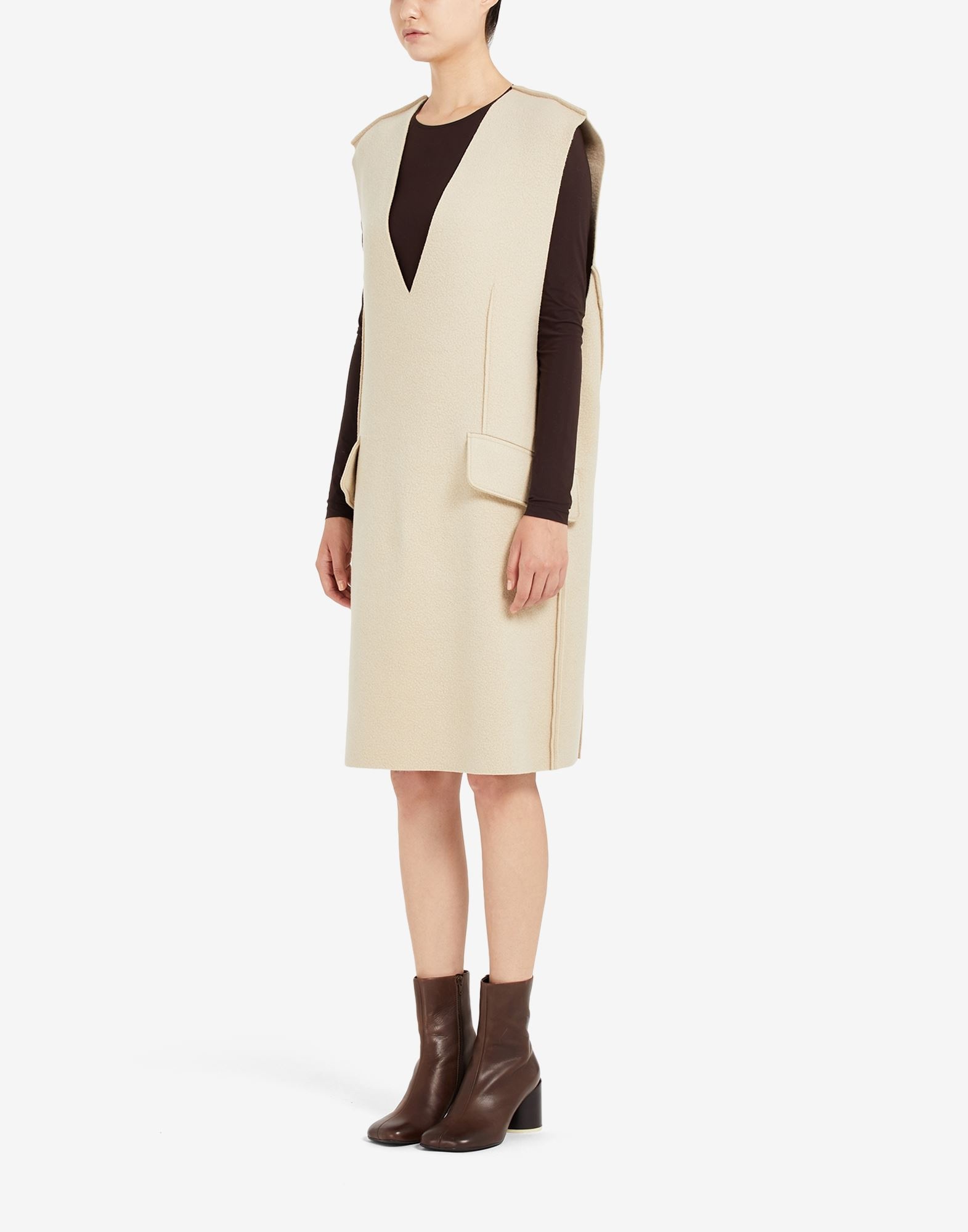 Wool sleeveless dress - 5