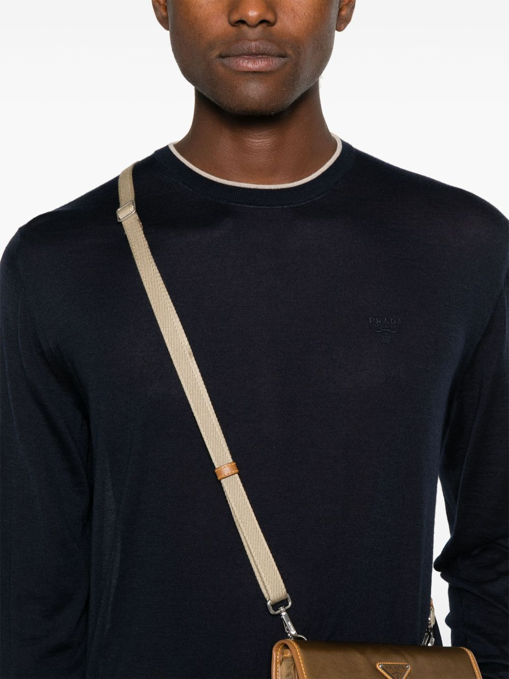 mélange-effect cashmere jumper - 5