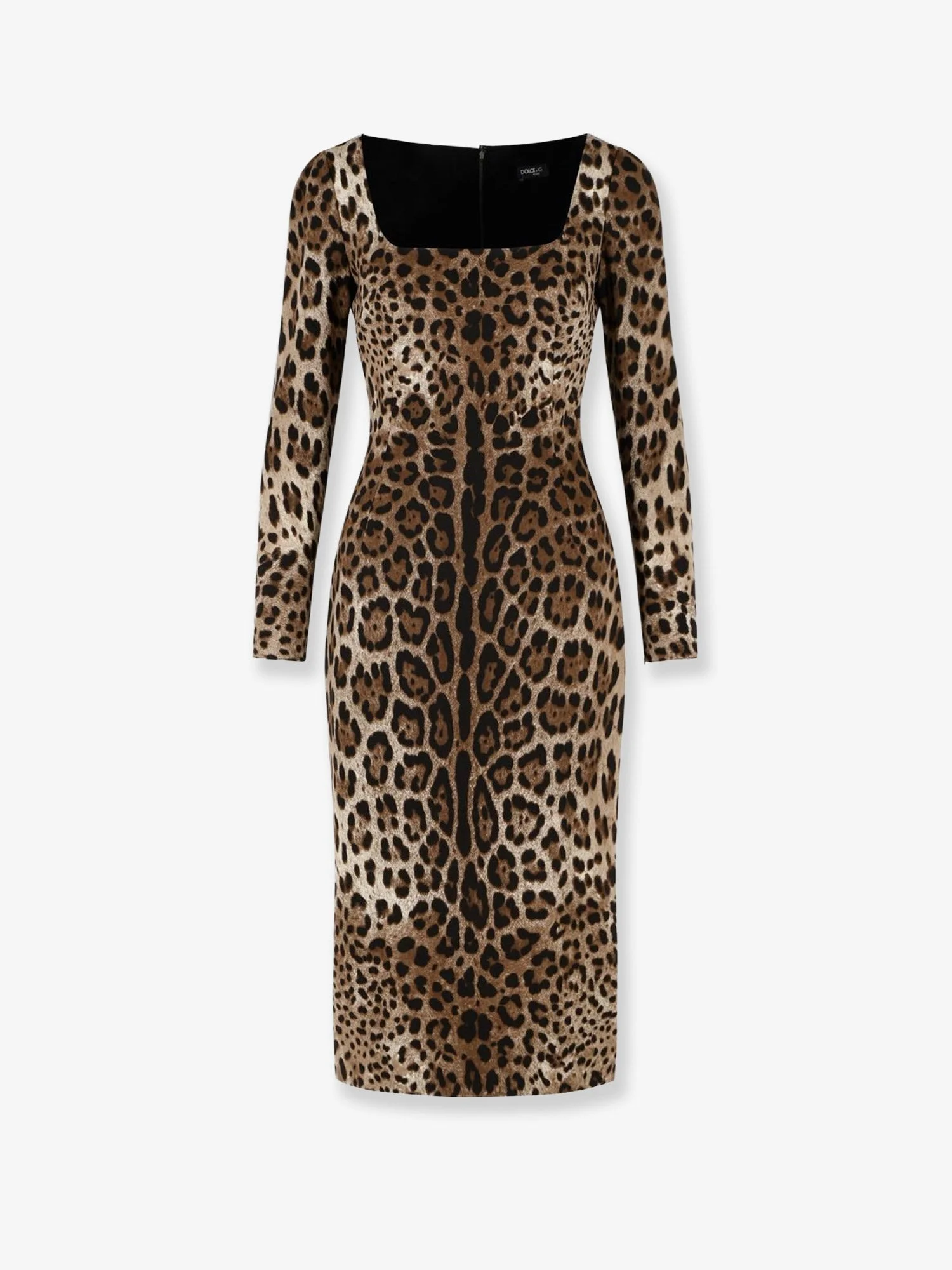 Dolce & Gabbana Women Midi Dress With Animal Print - 1