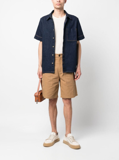 A.P.C. buttoned cotton shorts outlook