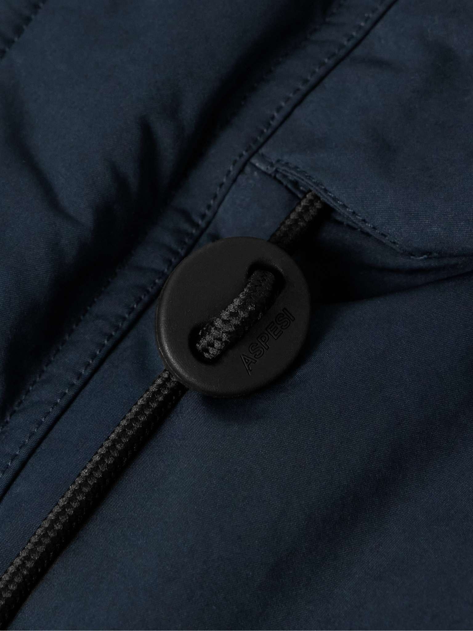 ASPESI padded hooded coat - Blue