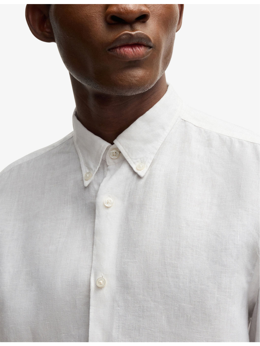 Stand-Collar Slim-Fit Stretch-Cotton Shirt - 5