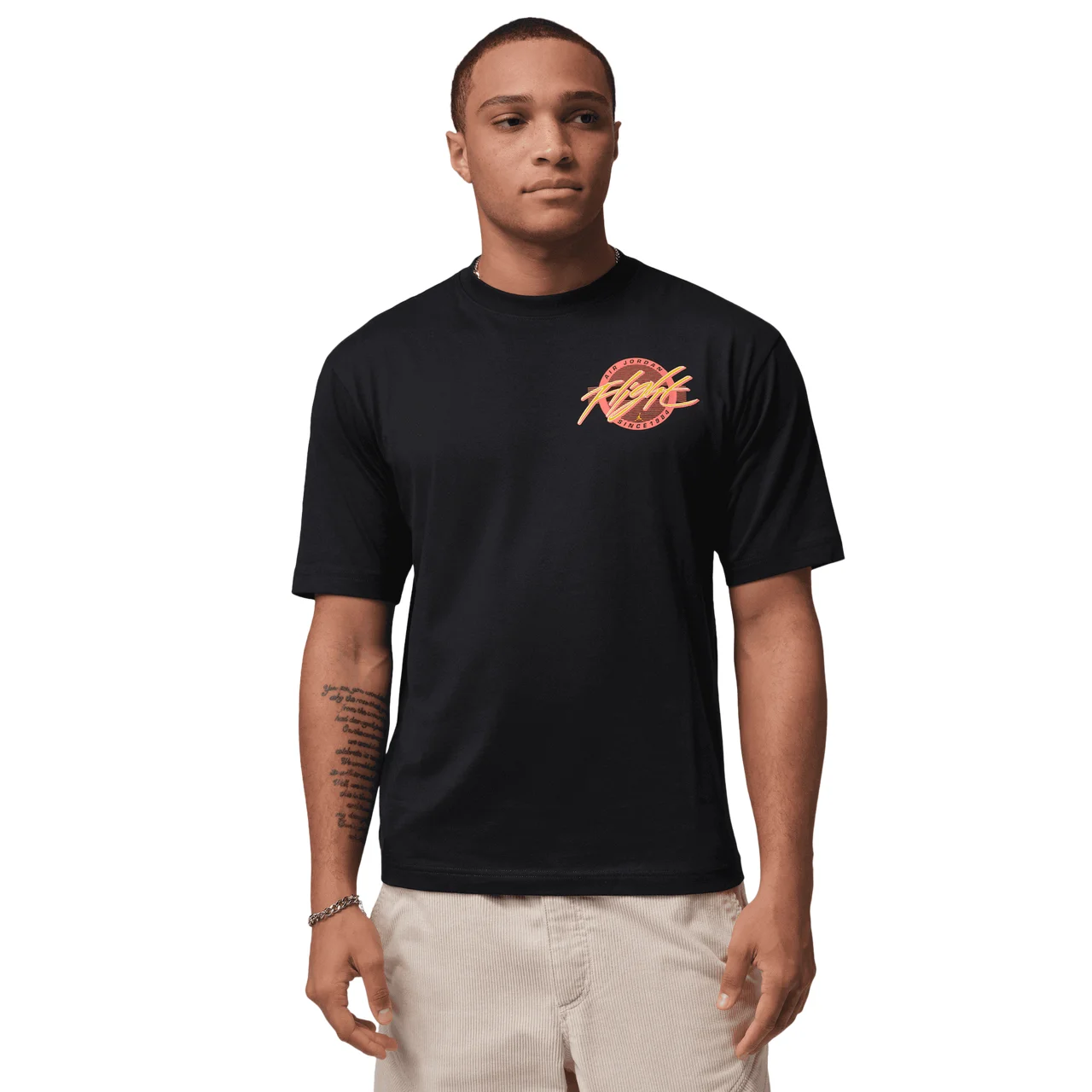 Jordan Mens Jordan Flight Short Sleeve Crew - 1