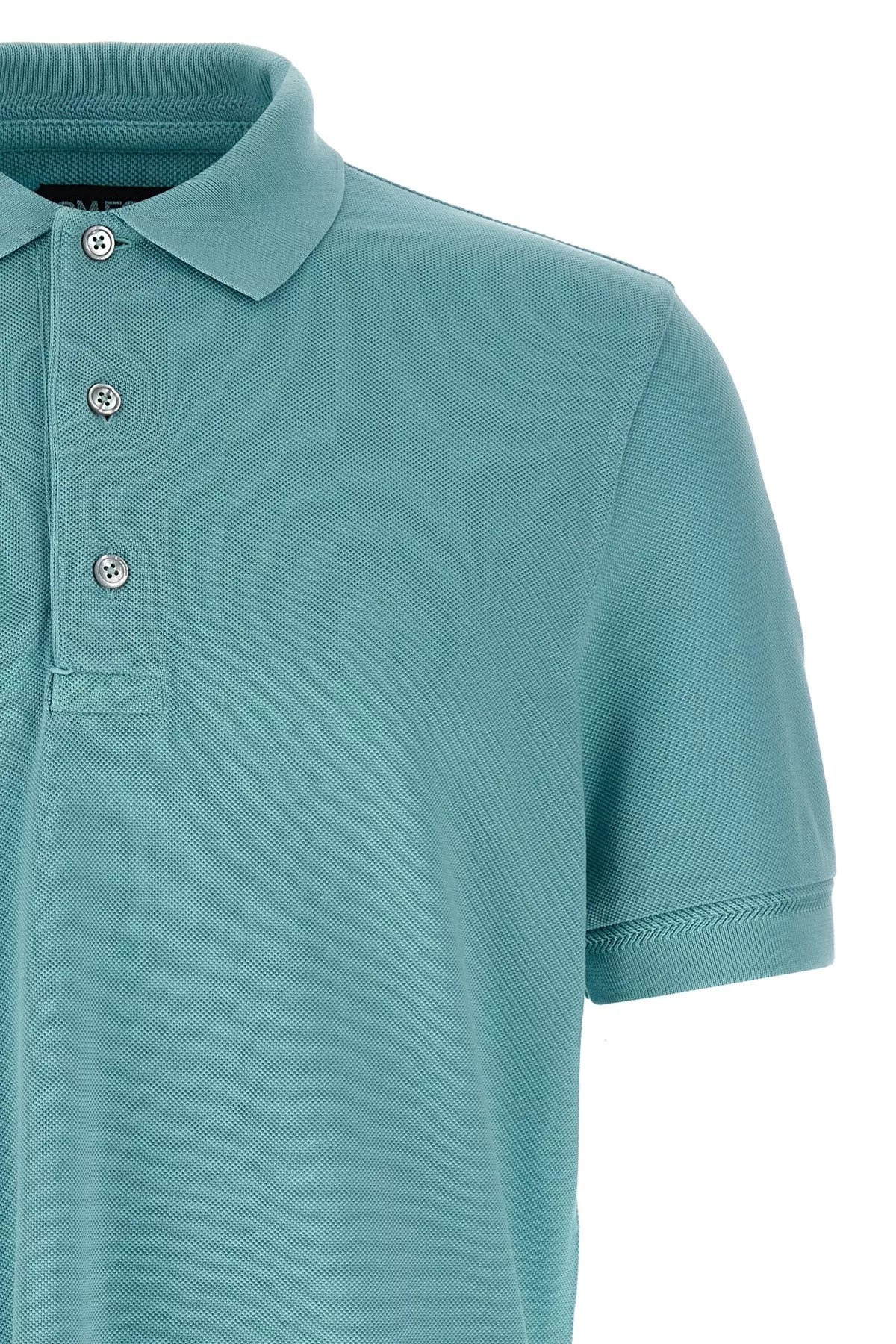 Tom Ford Men Piqué Polo Shirt - 4