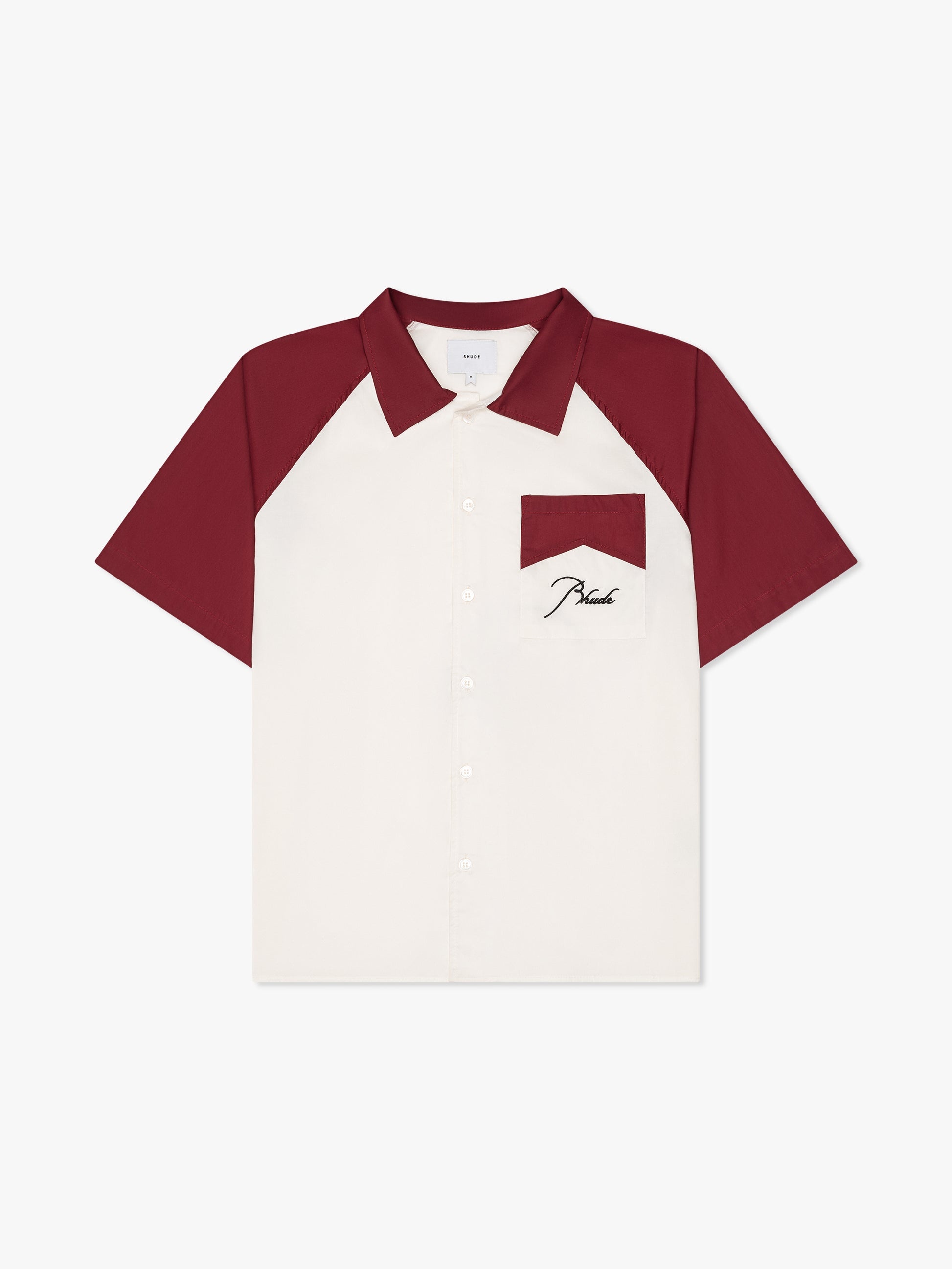 RAGLAN POPLIN BUTTON UP - 1