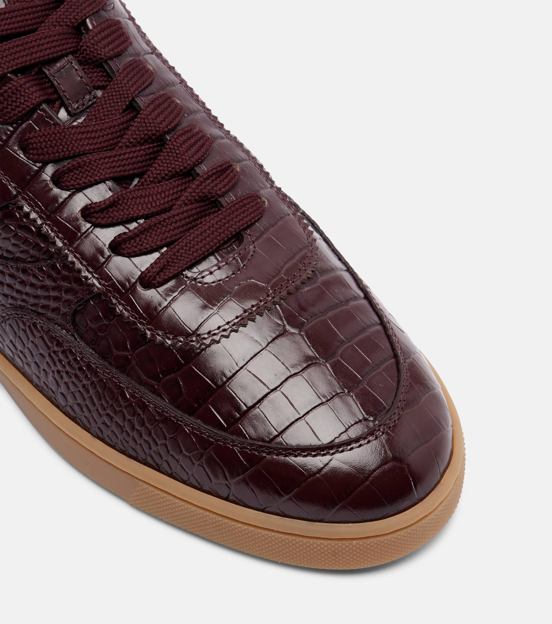 Tutti Rui croc-effect leather sneakers - 5