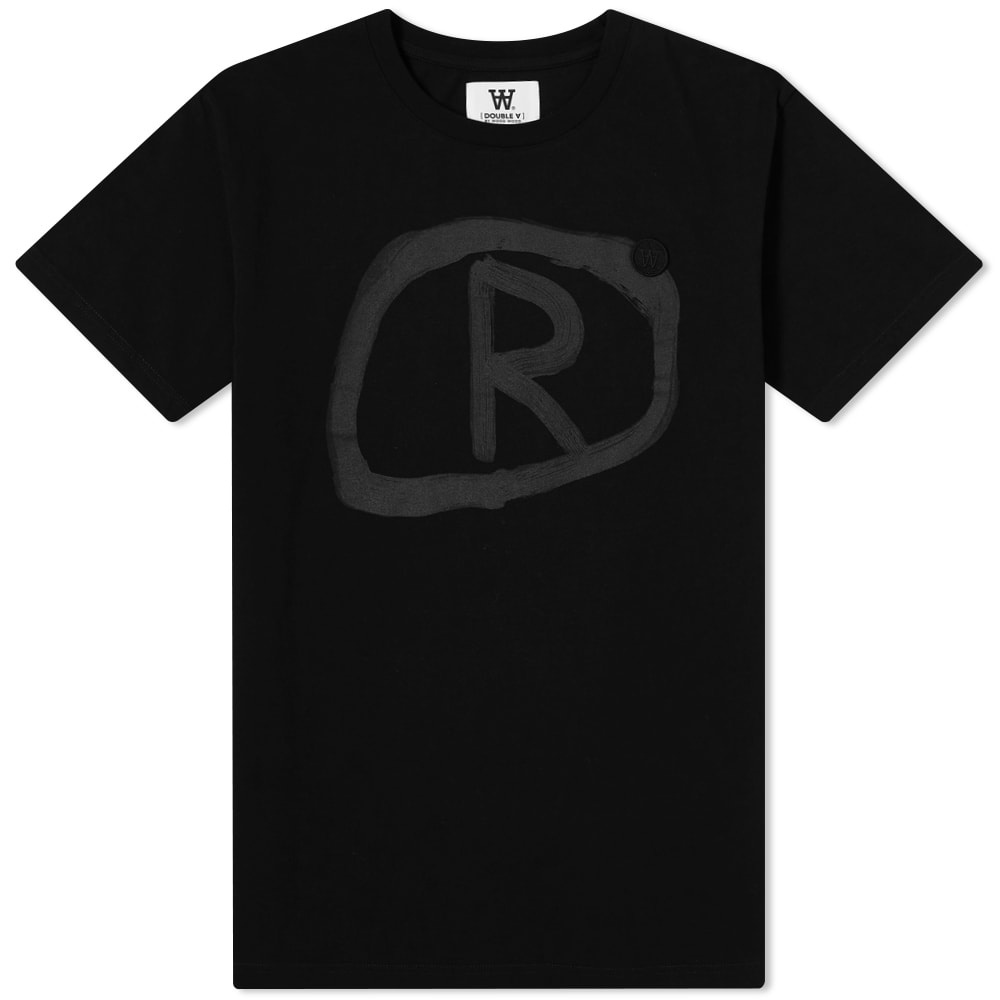 Wood Wood R Print Ace Tee - 1