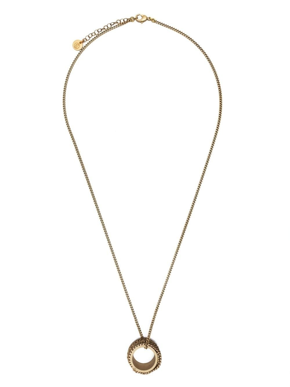 circle-pendant necklace - 3