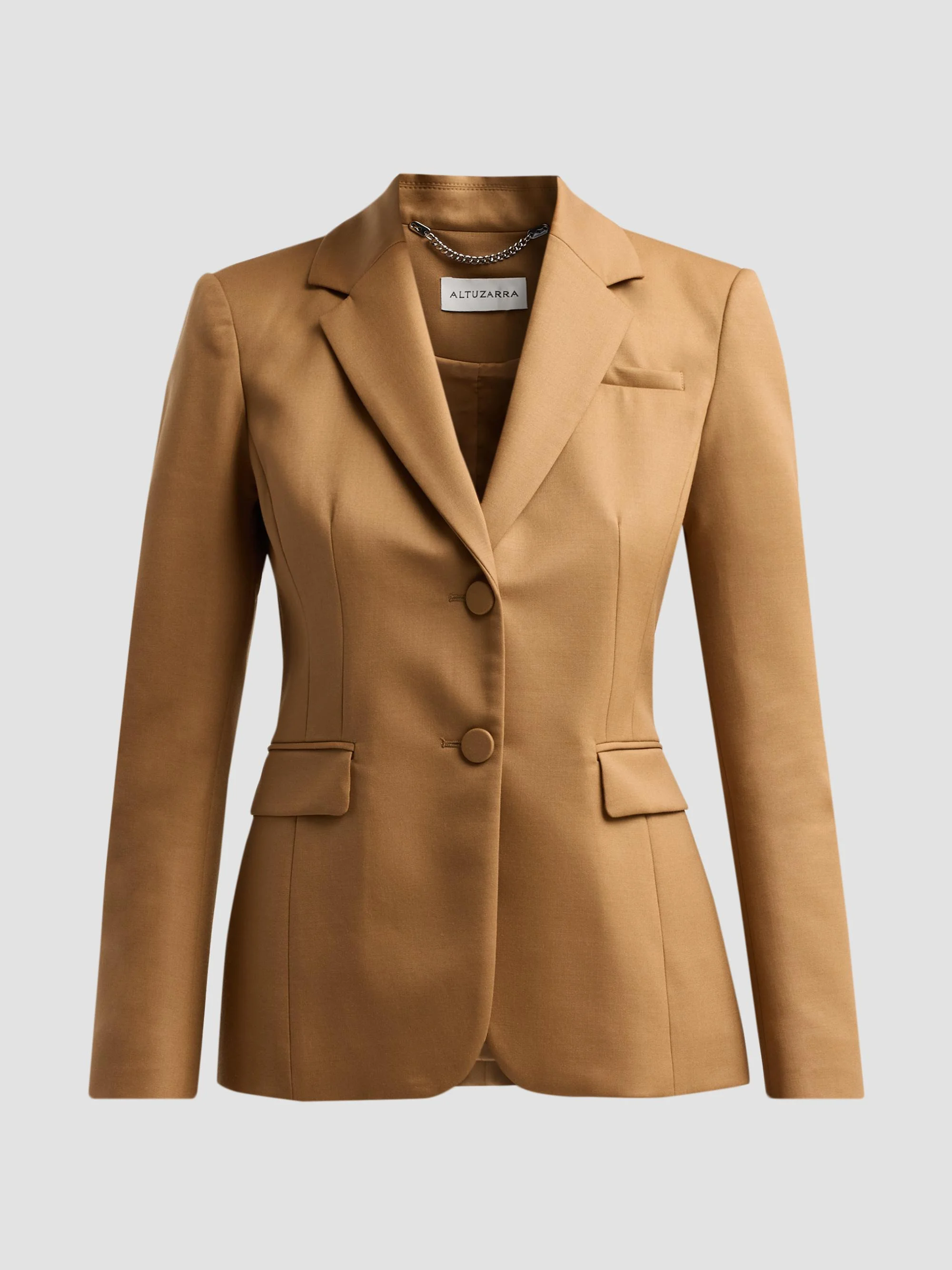 Women's Fenice Single-Breasted Jacket - Saddle - 1