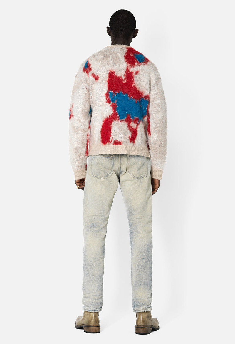 MOHAIR JACQUARD CREW 4