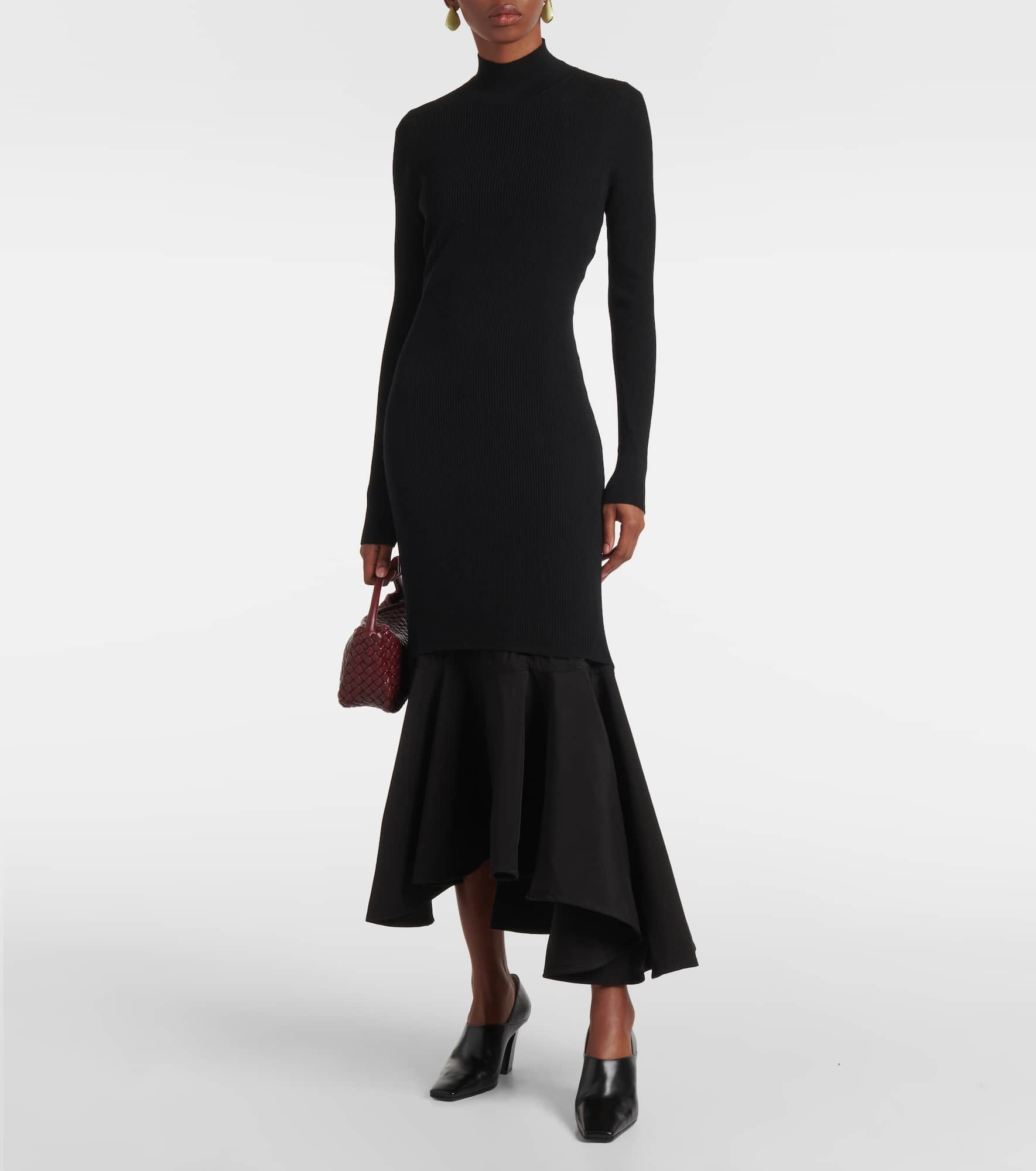 Ruffled midi dress - 2
