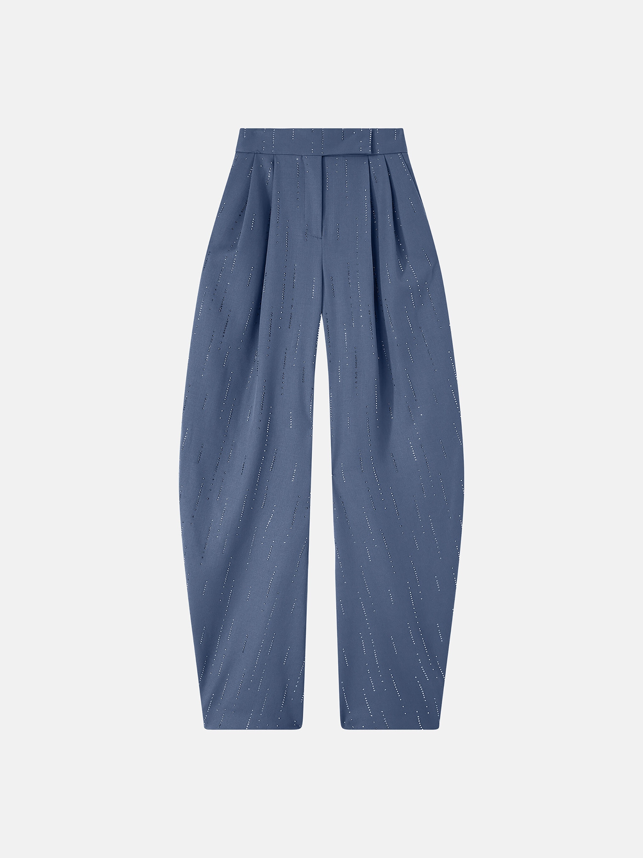 ''GARY'' DUSTY GREY LONG PANTS - 1