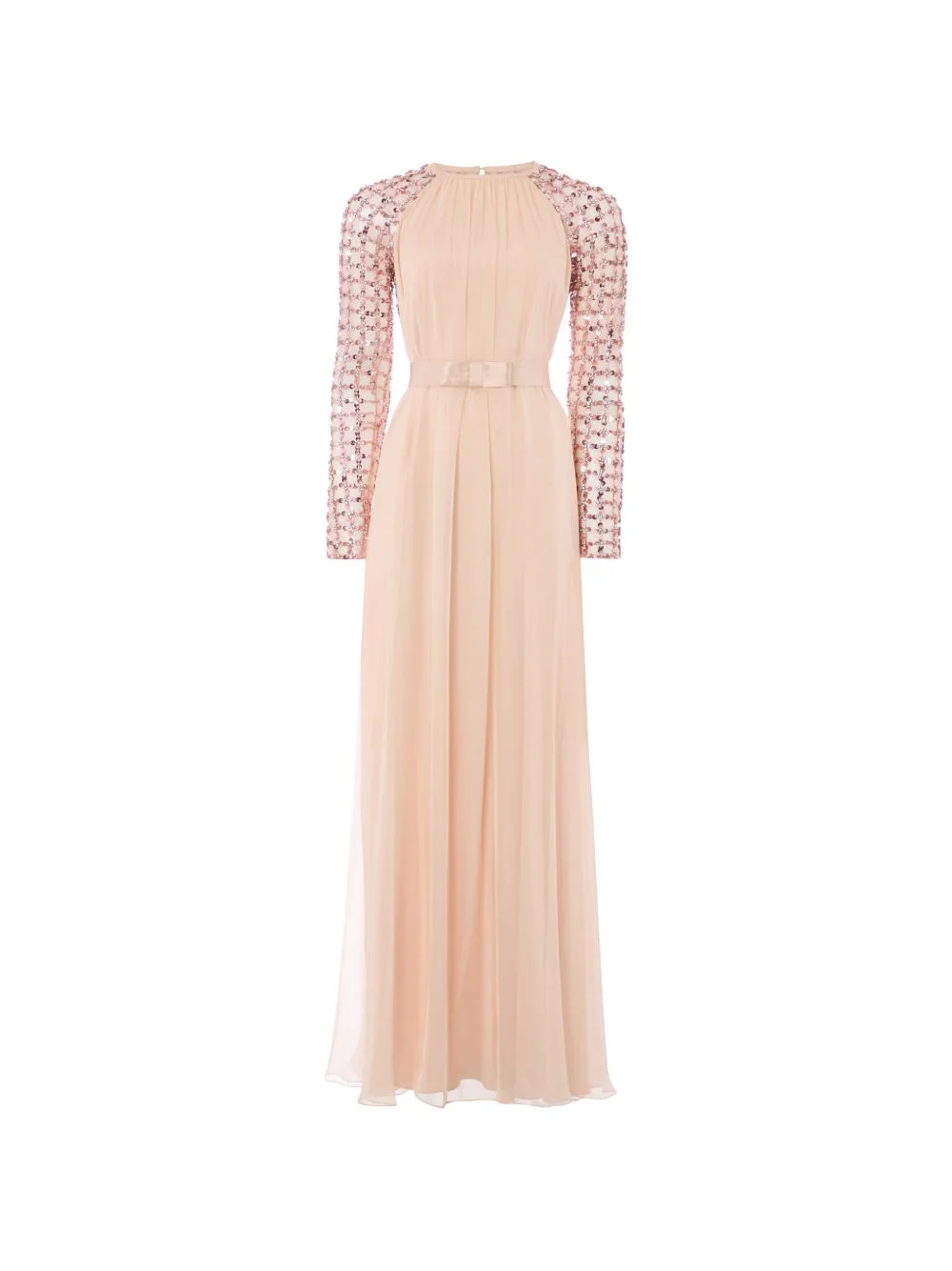 Angelli Lattice sequin-embellished maxi dress - 1