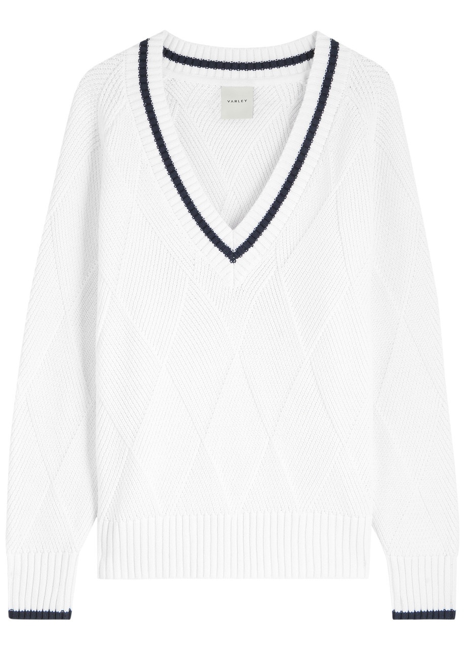Varley Ray Diamond-knit Jumper - 1