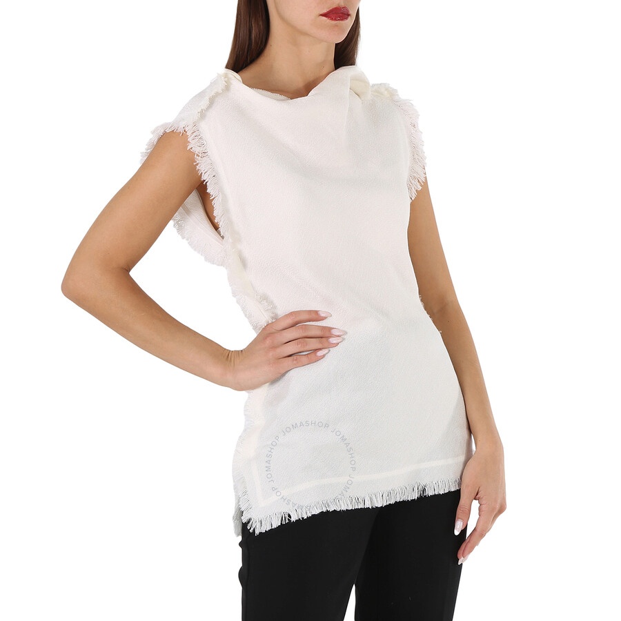 Marni Ladies Fringed Sleeveless Blouse - 4