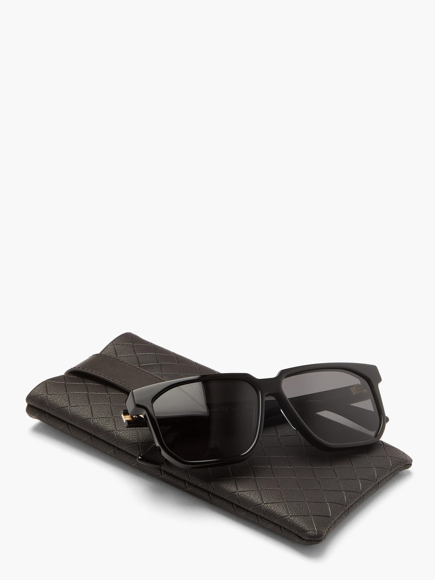 Oversized square acetate sunglasses - 5