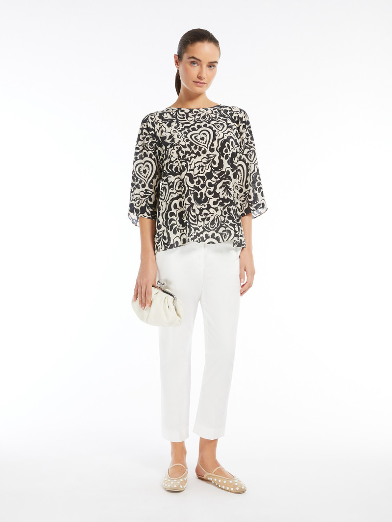 WEEKEND Max Mara GINNICO Silk twill blouse outlook