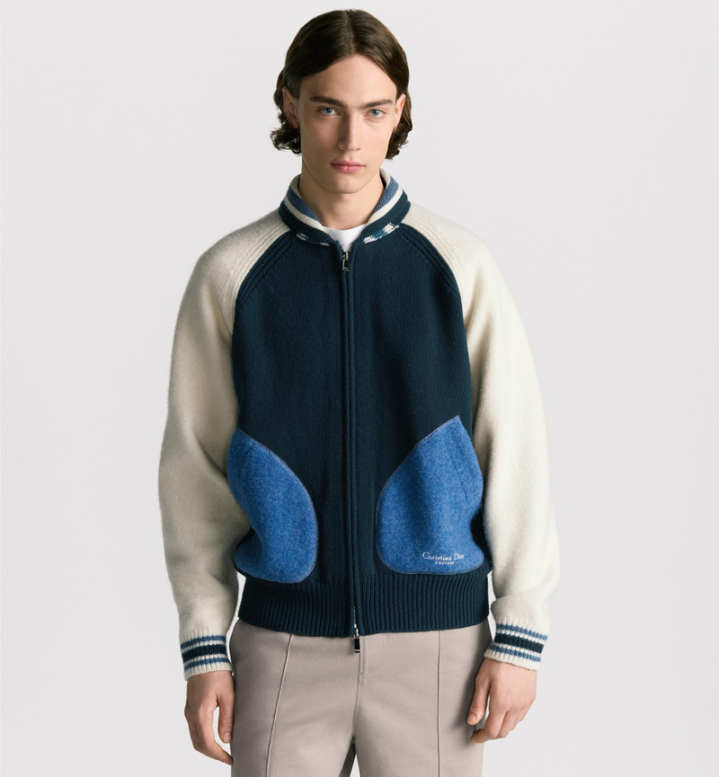 Christian Dior Couture Lily of the Valley Varsity Cardigan 2