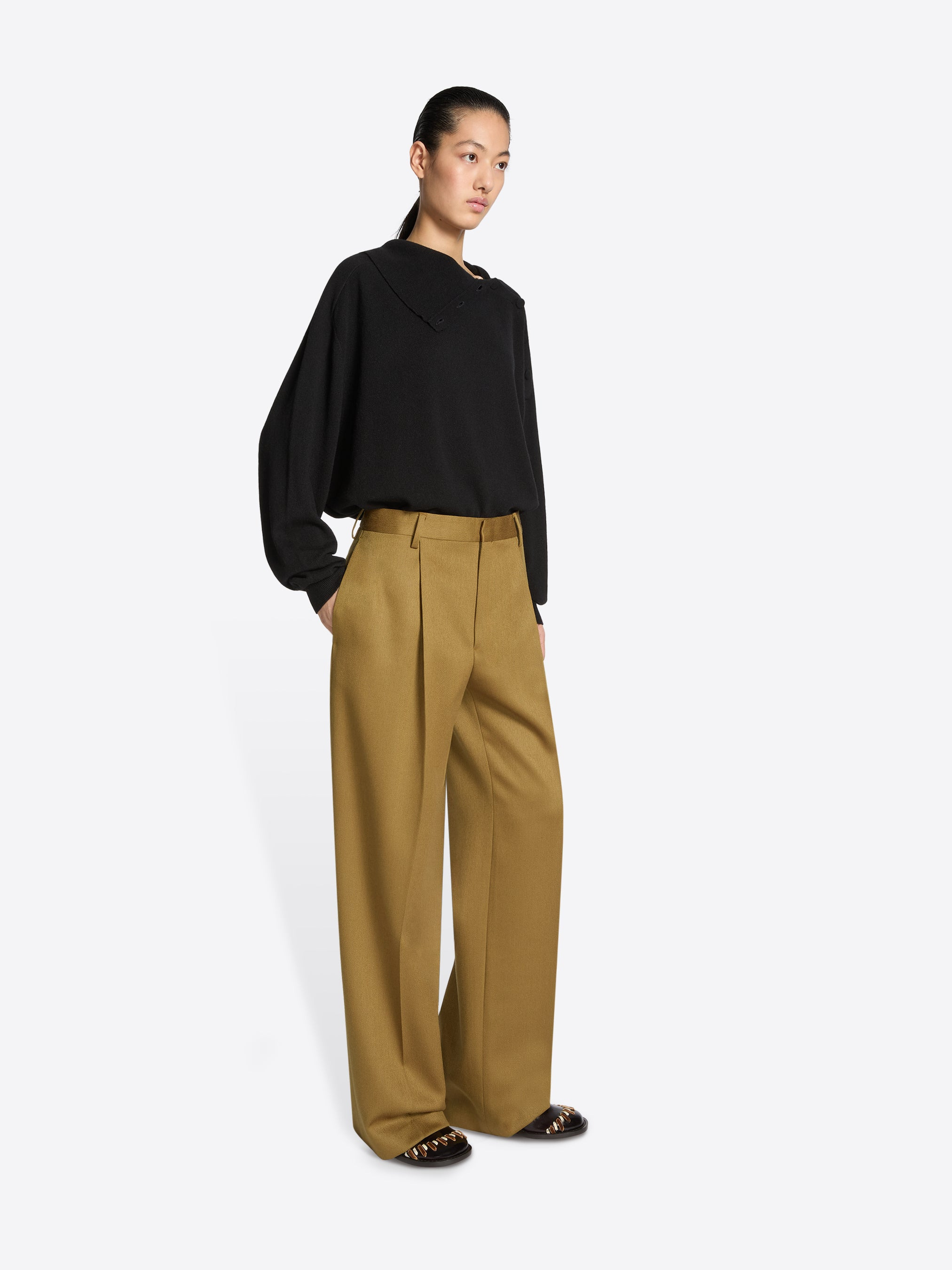 TAILORED WOOL PANTS - 3