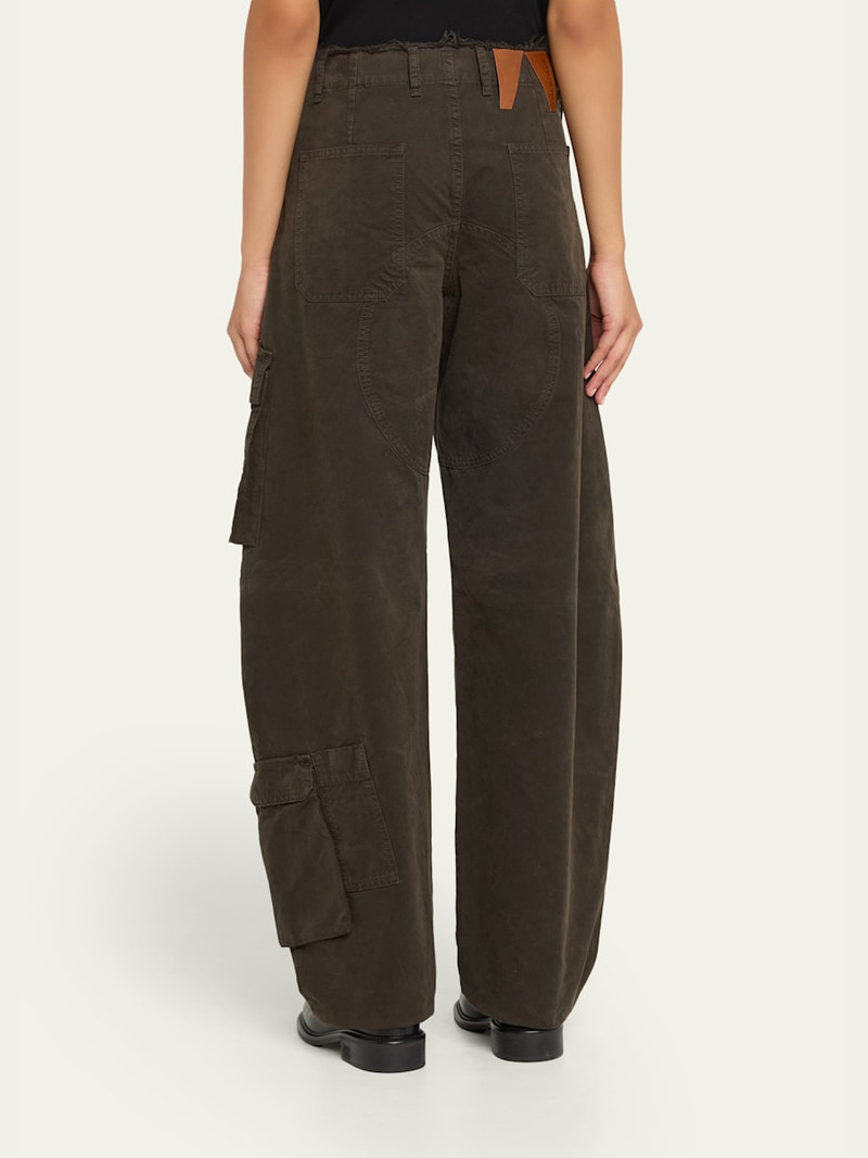 DARKPARK Rosalind Wide-Leg Baggy Cargo Jeans outlook