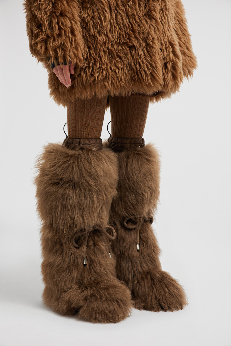 Moncler Grenoble Gaia High Shearling Boots outlook