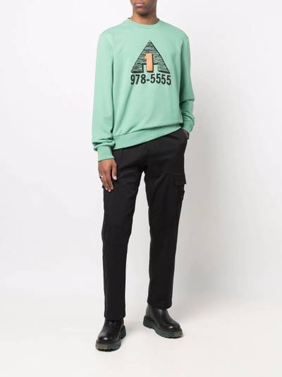 Diesel graphic-print sweatshirt outlook