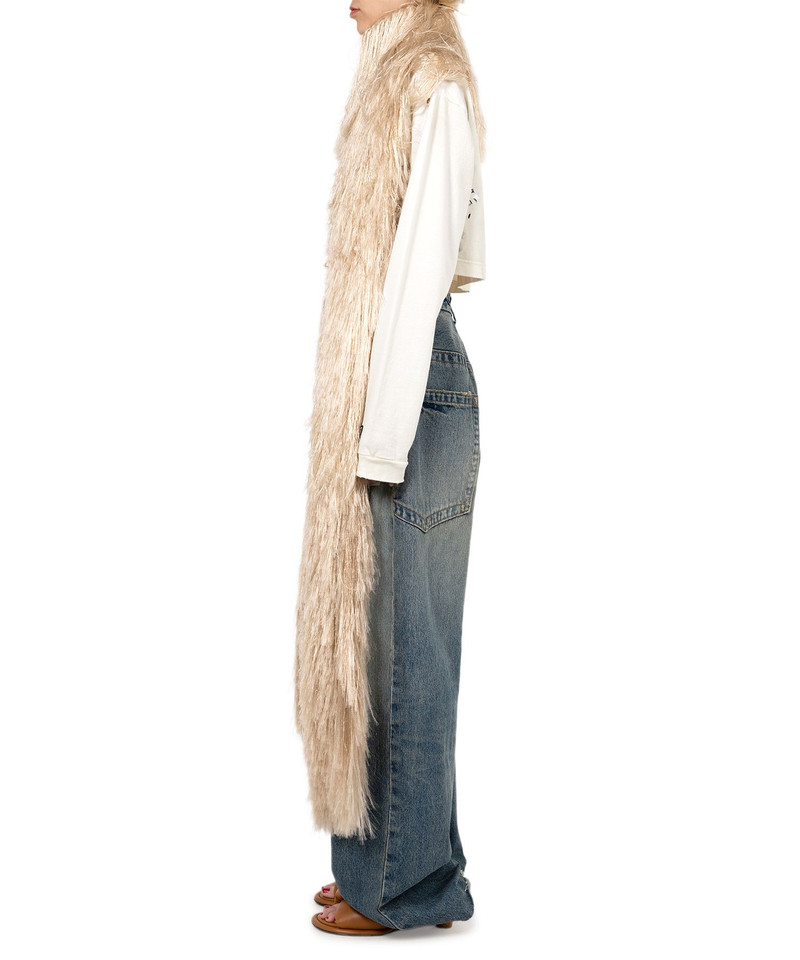 Shaggy Fringe Knit Scarf 13
