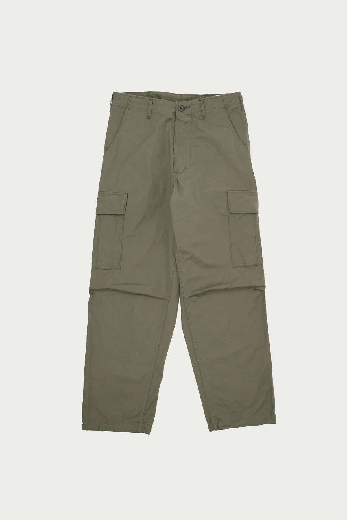 Vintage Fit 6 Pocket Cargo Pant - Olive Ripstop - 1