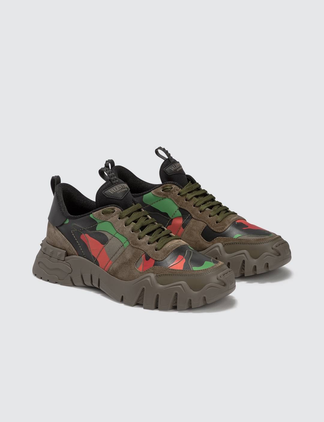 Valentino Garavani Camouflage Rockrunner Plus Sneaker - 4