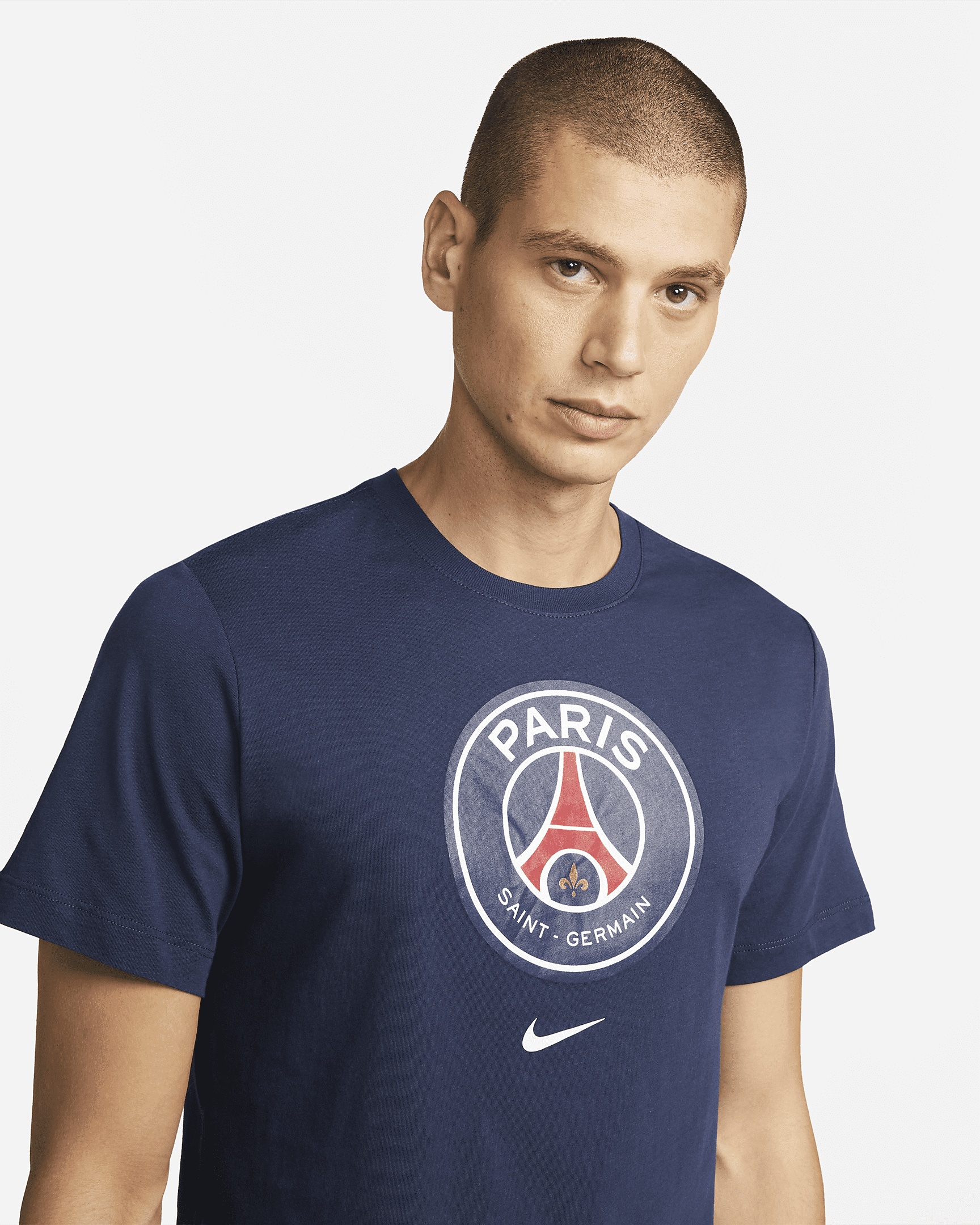 Nike Men's Paris Saint-Germain Crest Soccer T-Shirt - 3