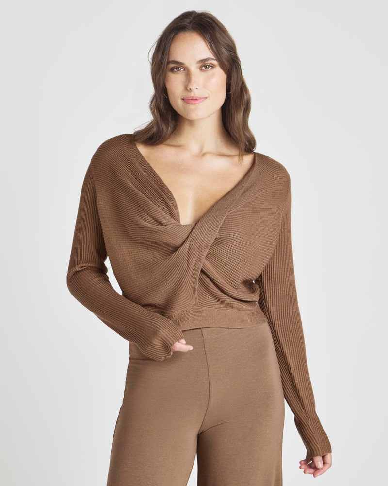 Loopknit LYR Surplice Sweater 1