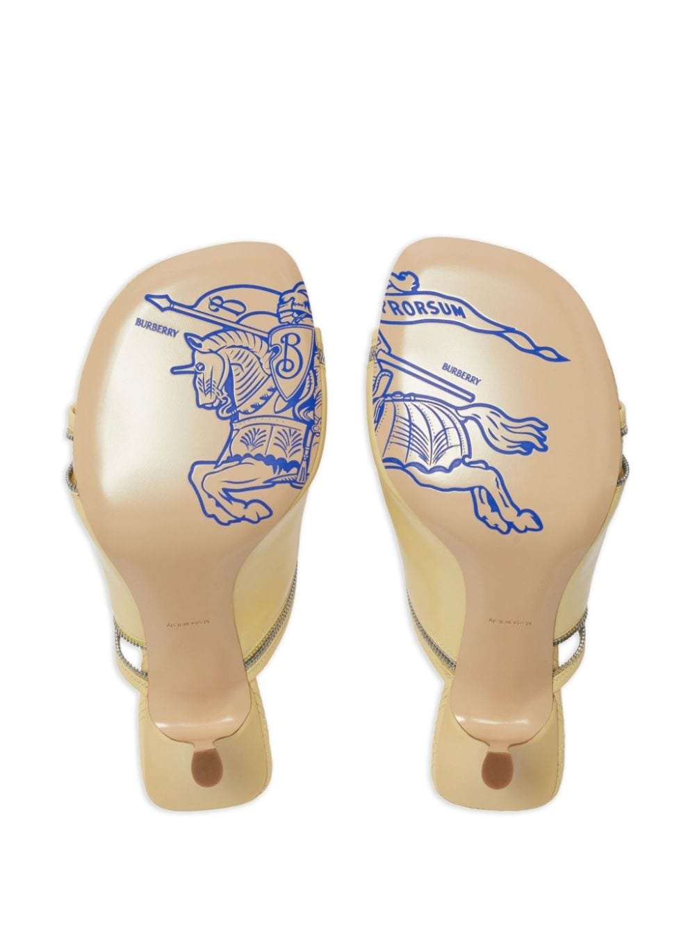 85mm decorative-zip leather sandals - 5