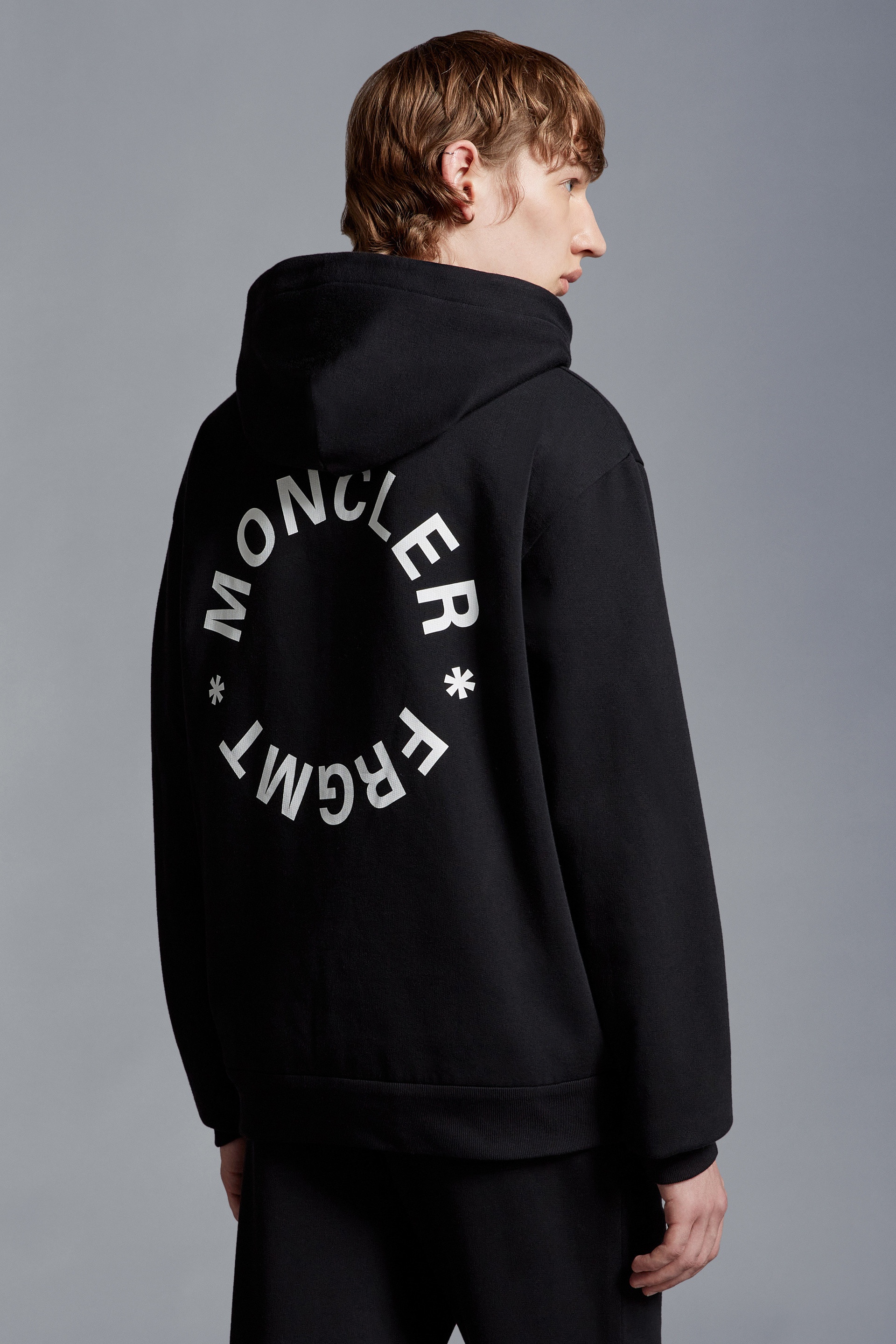 パーカー・フーディ MONCLER | Logo Motif Zip-Up Hoodie Moncler Logo Motif Zip-Up Hoodie | REVERSIBLE
