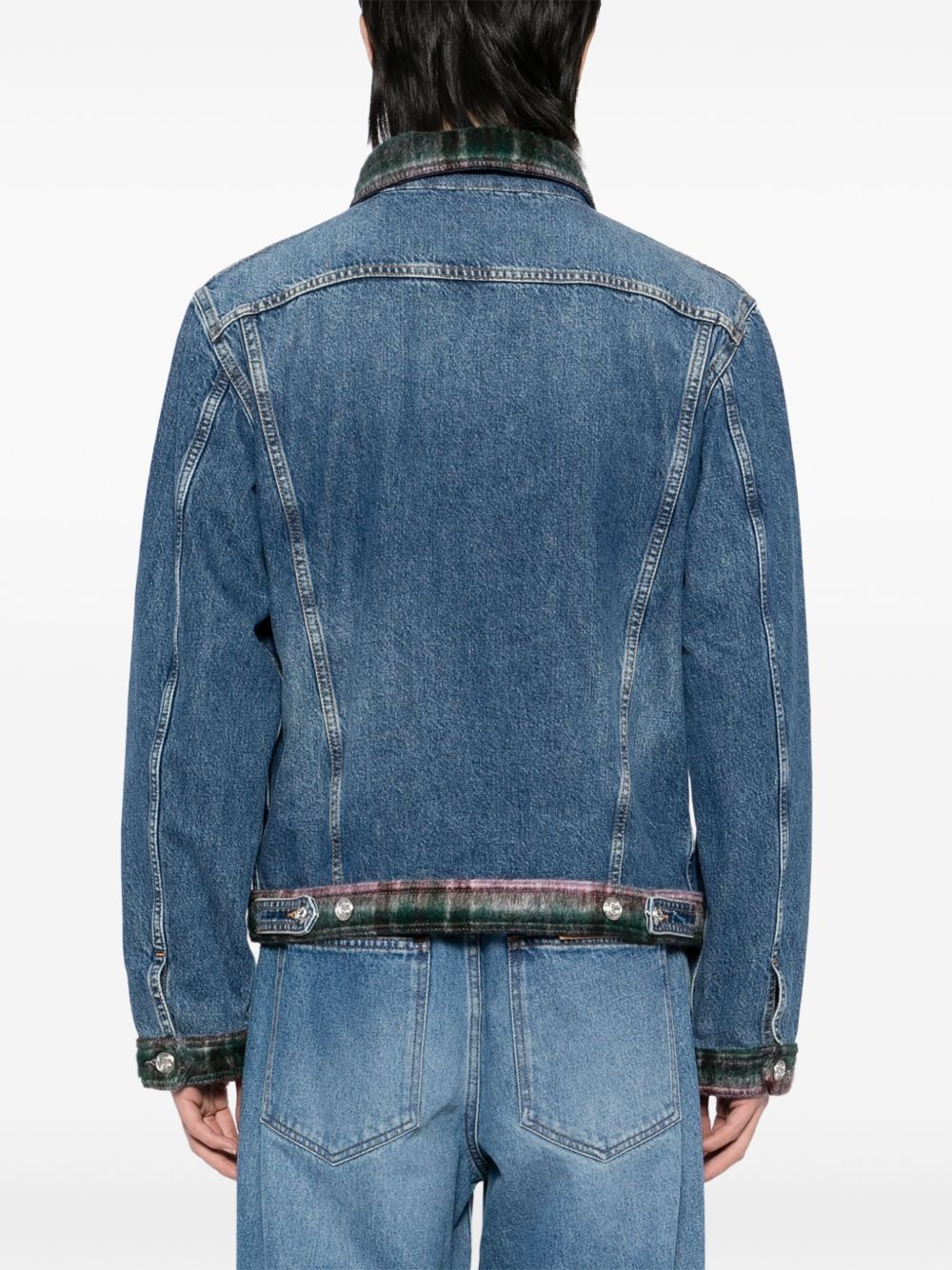 button-up denim jacket - 4