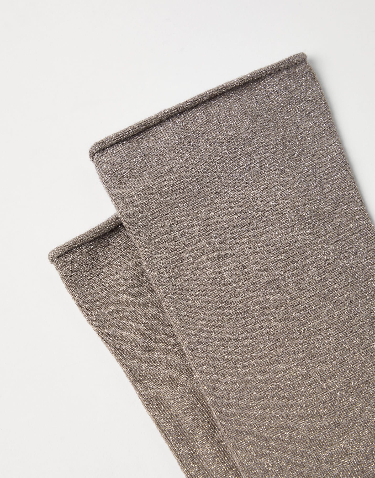 Cashmere and silk sparkling knit socks - 2