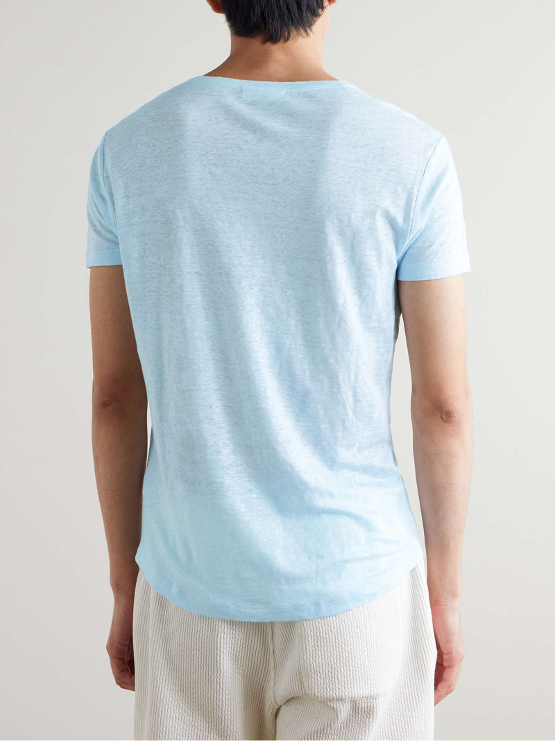 OB-T Slim-Fit Linen-Jersey T-Shirt 3