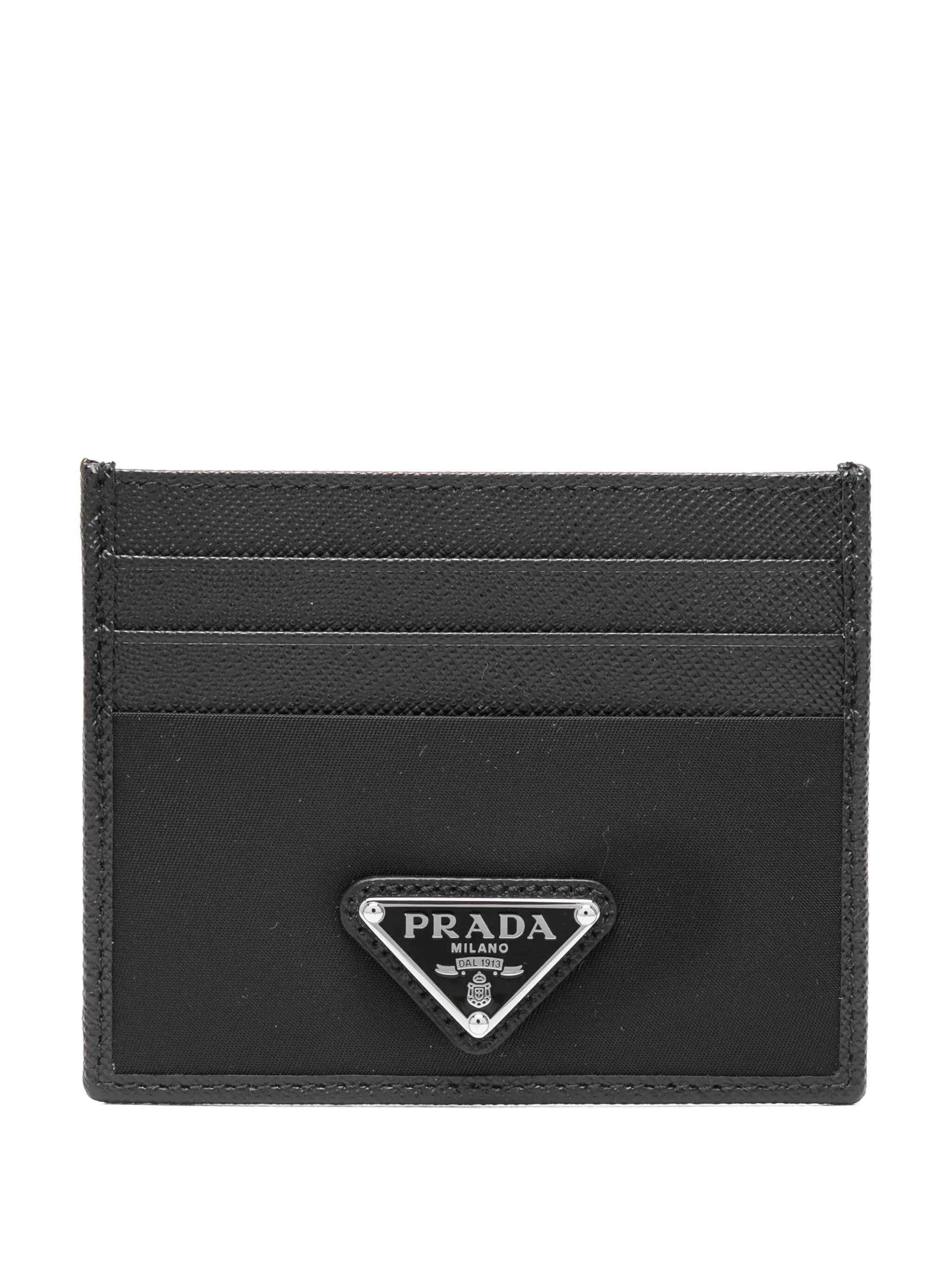 Prada Triangle-logo Leather Wallet - 1