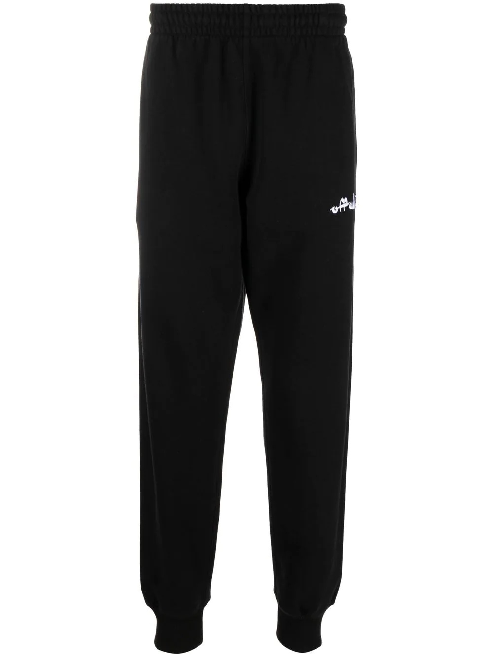 logo-embroidered track pants - 1