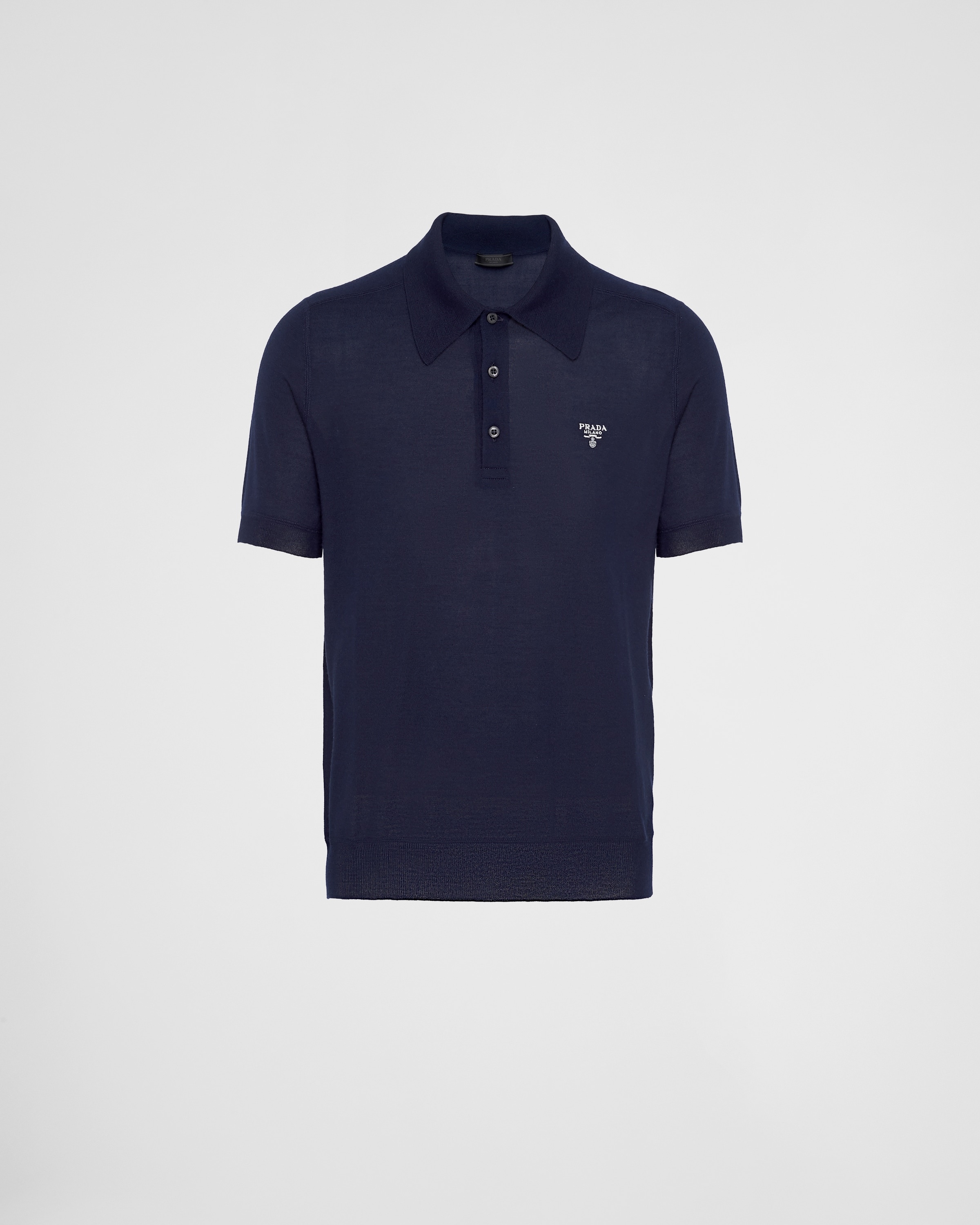 Cashmere polo shirt - 1