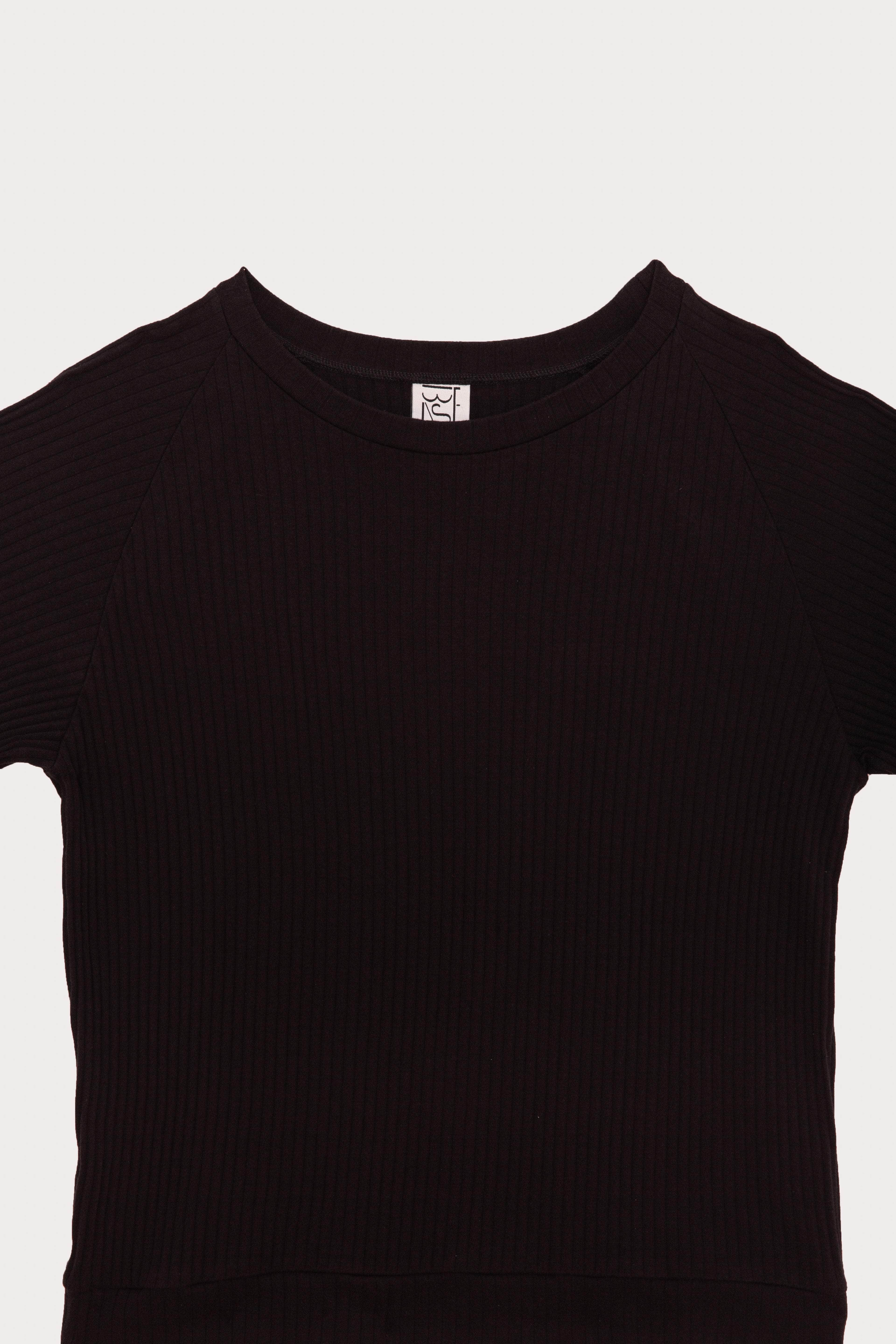 Basic Sweatshirt - Organic Cotton Rib Jersey - 8