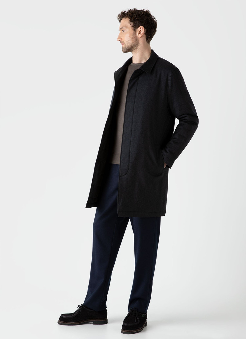Sunspel Insulated Wool Mac outlook