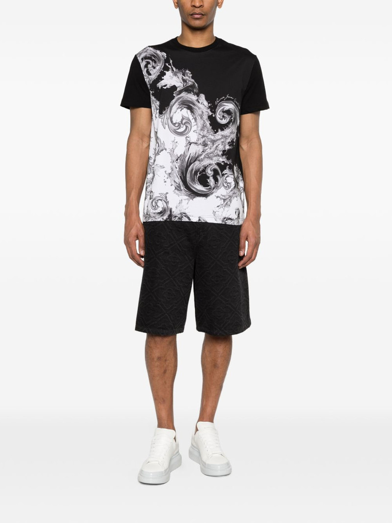 VERSACE JEANS COUTURE Barocco-print T-shirt outlook