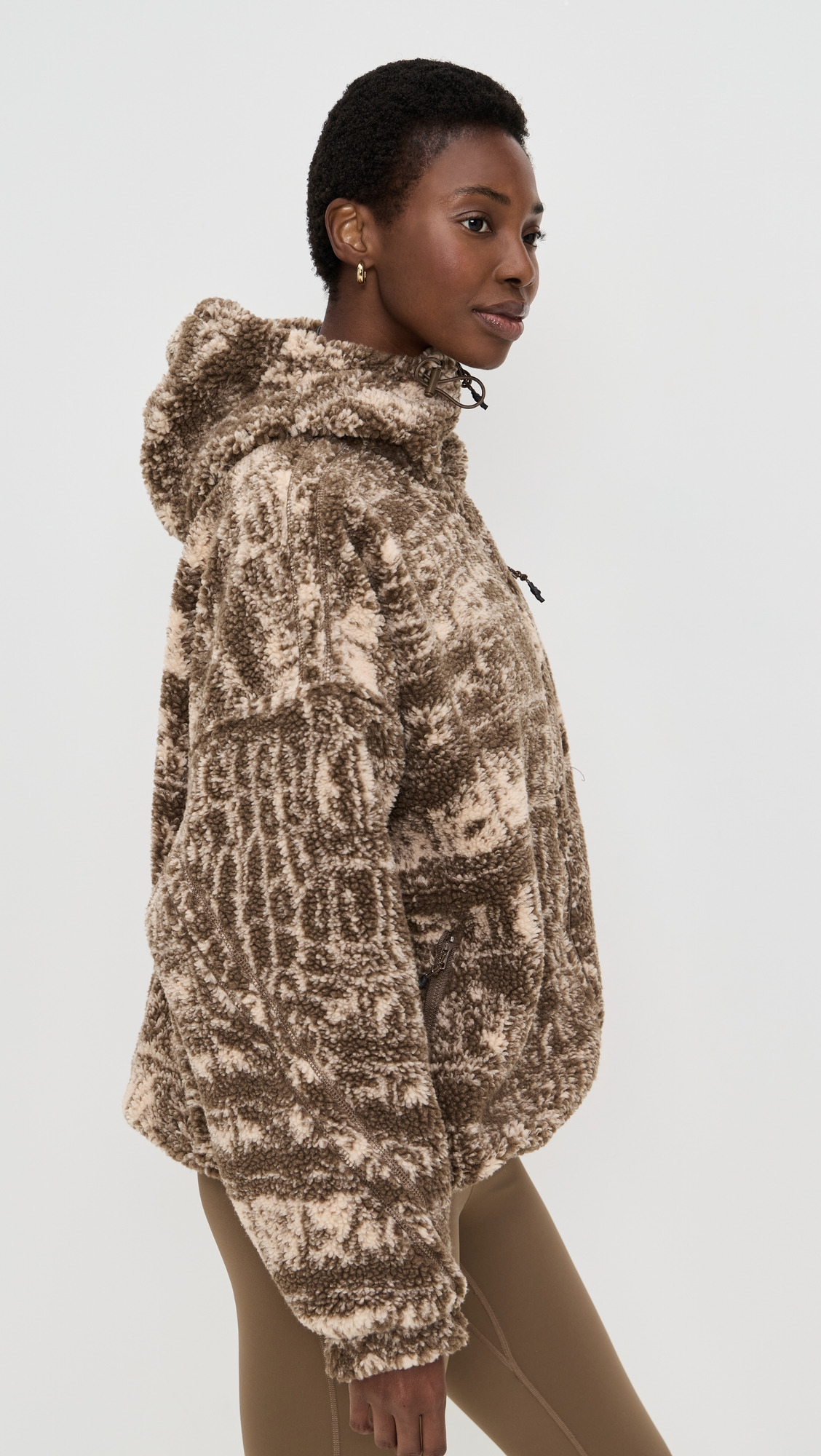 ASMC Truenature Full-Zip Print Winter Fleece Jacket - 3